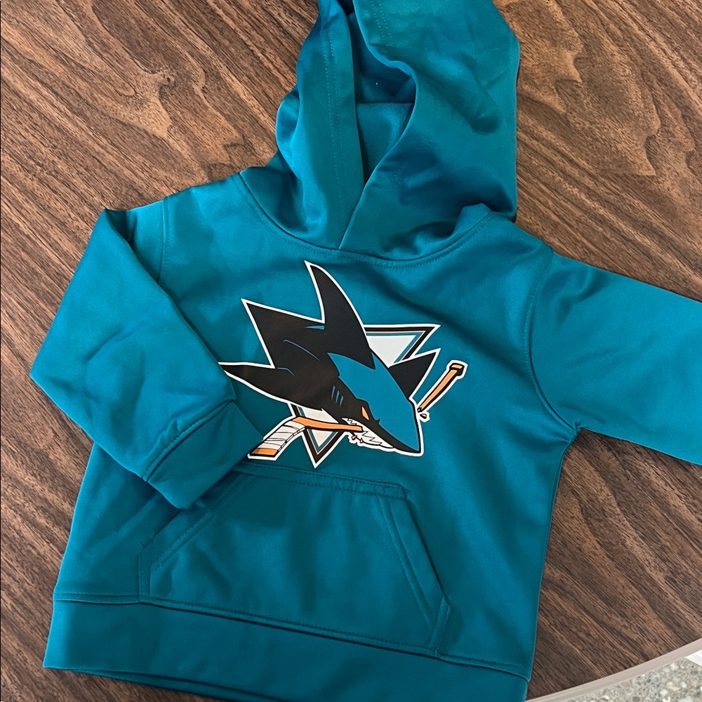 NHL San Jose Sharks Hoodie (Size 2T)